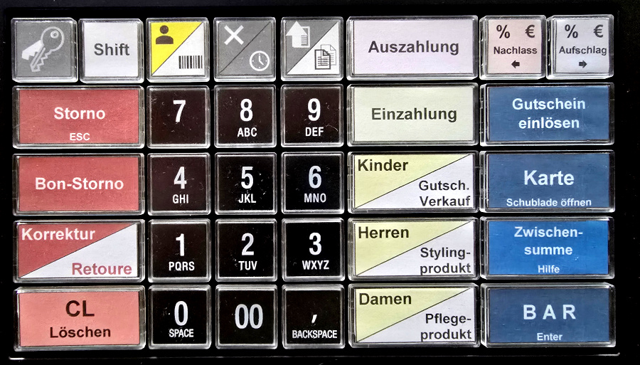 Die Tastatur der RCH Walle MEC